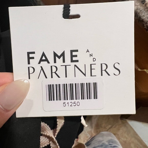 Black Fame and Partners Halter Dress - Picture 3 of 3